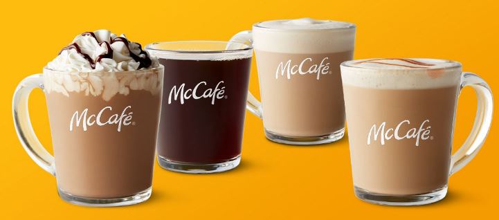 McCafé® Coffees Menu With Price